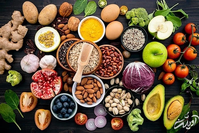 مواد فیبردار برای سلامت دستگاه گوارش مواد غذایی سالم